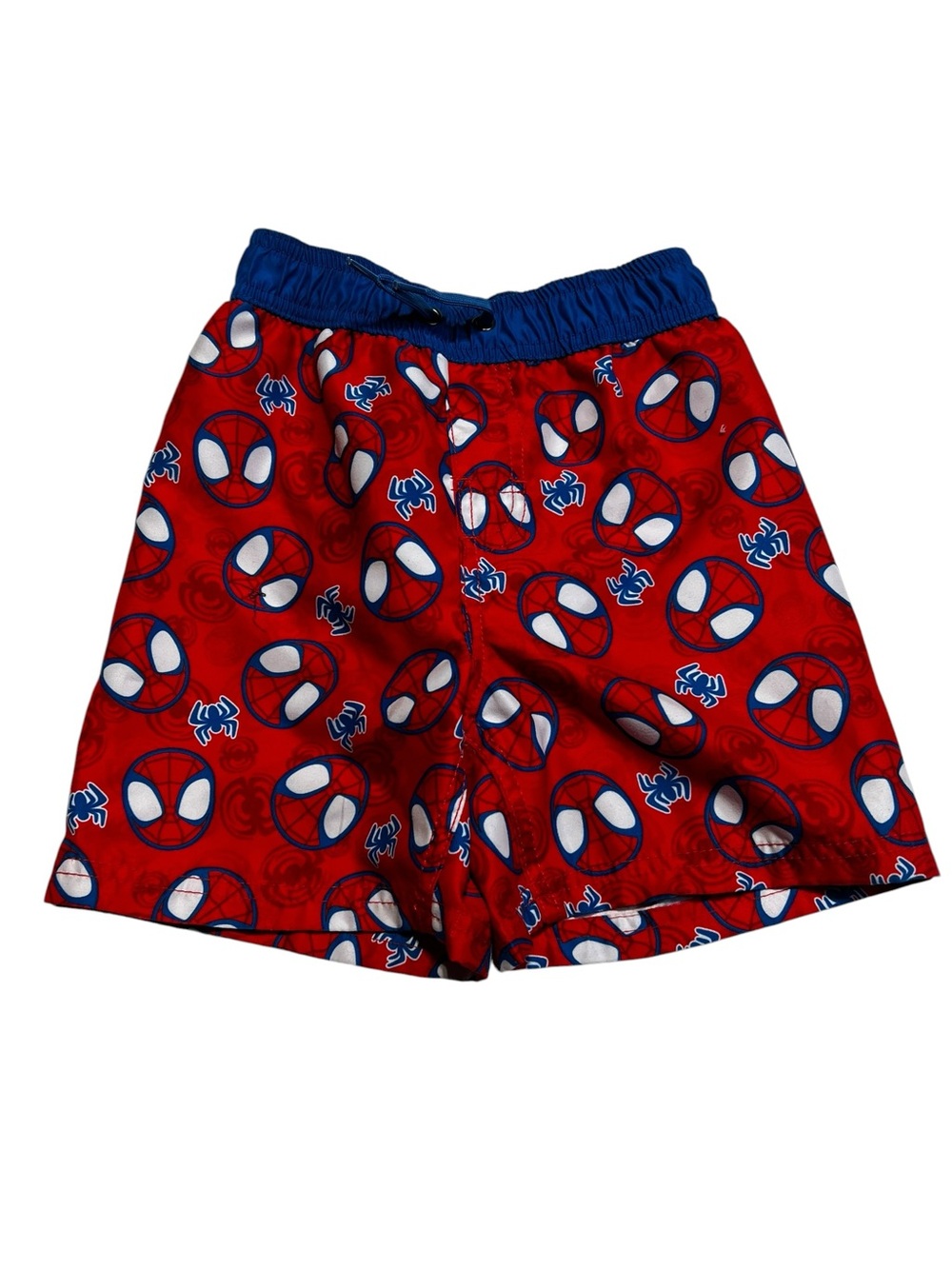 Marvel Blue Swim‎ Trunks with Red Logo